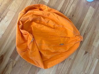 Land of Nod Crate & Kids Large 40" Orange Bean Bag Cover Shell Only