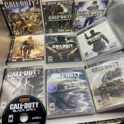 Complete Call Of Duty PS3 collection 10 Games From COD 3 - BO3 COD PlayStation 3