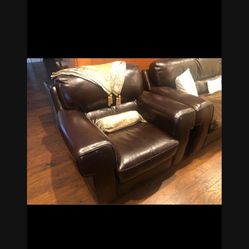 Faux Leather Chair USED