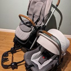 Nuna Triv Stroller And Pipa Lite LX Travel System 