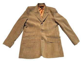 Syllables System Men’s Pristine Blazer Jacket Medium Tan Gold Corduroy M