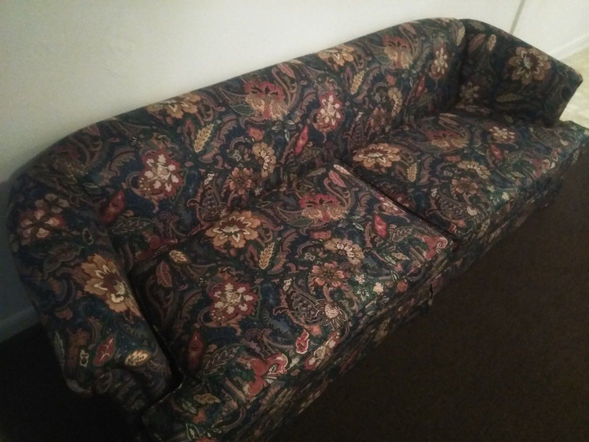 Beautiful floral couch