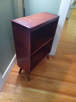 Vintage MCM low bookcase