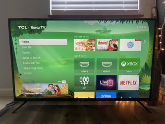 50” TCL Smart Roku 4K HDR TV Negotiable OBO