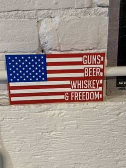 American Flag Sign
