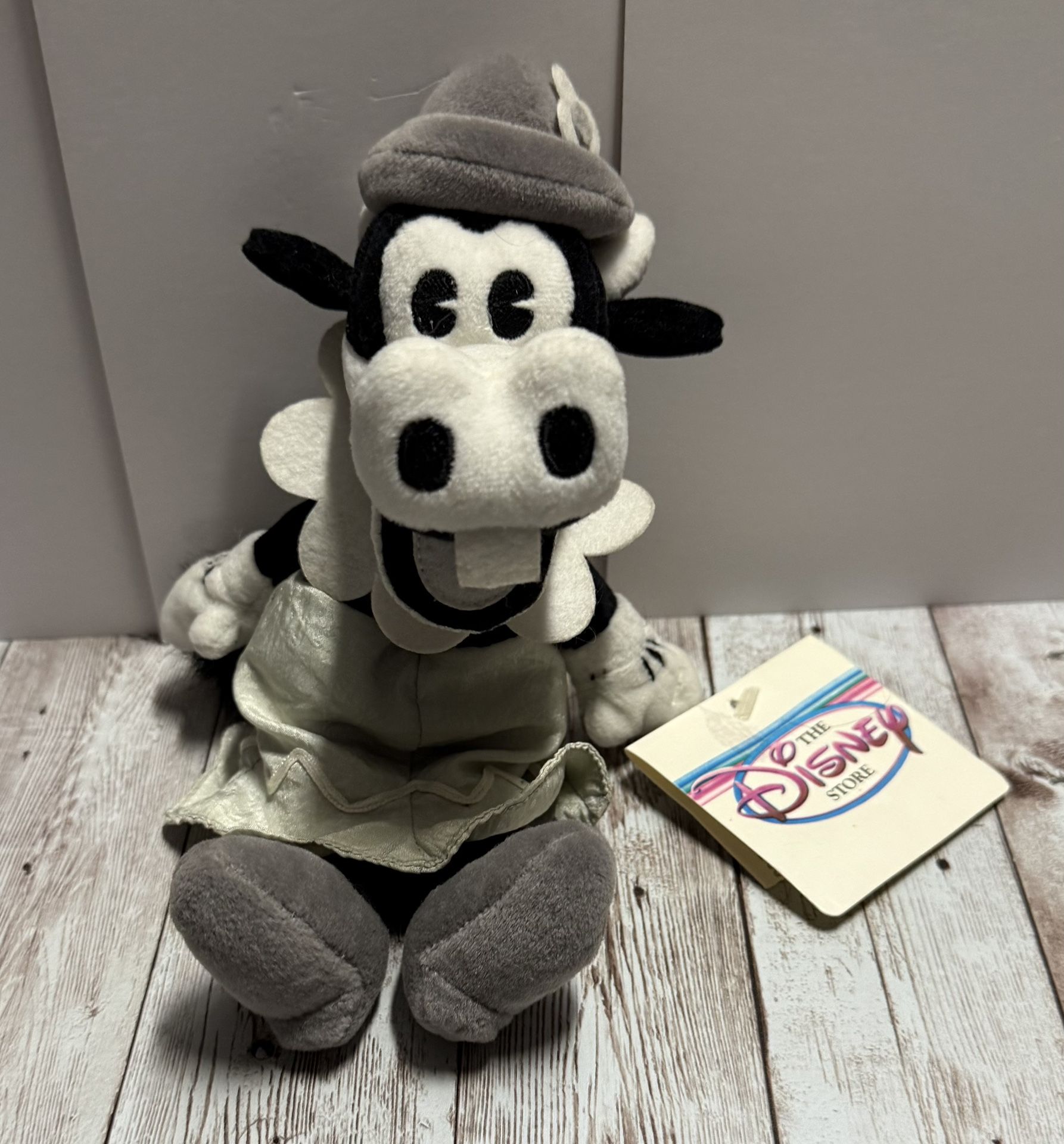 Vintage Disney Store Clarabelle Plush With Tag