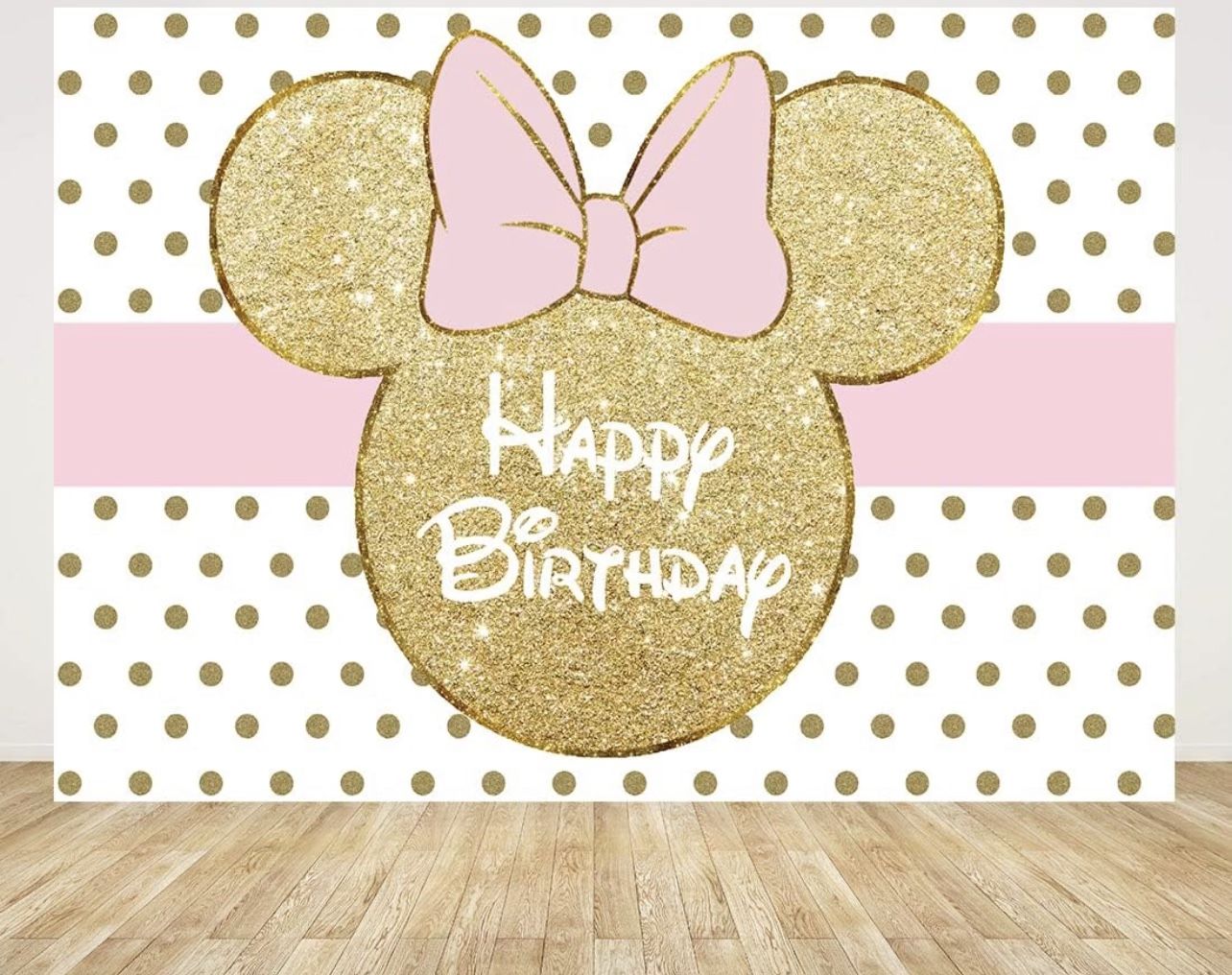 Minnie Mouse Birthday Banner 