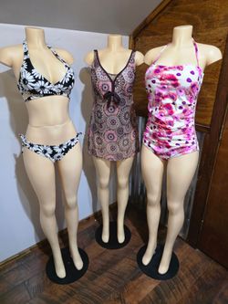 New Women's 1Piece Swimsuit 1Piece Swim Dress and 2piece Bikini Set 20.00 Each