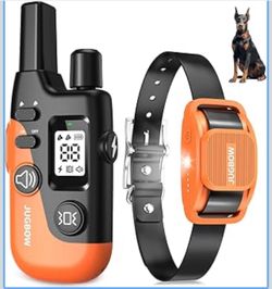 Shock Collar for Dogs - 4200FT Dog Training Collar with Remote for 15-120lbs Medium Large Dog, with LED Light IPX8-Waterproof Rechargeable E-Collar wi