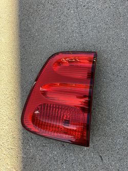 Toyota Sequoia Tail Lamp On The Tailgate 