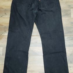 Levi "501" Black Denim Jeans size Men's 38×30