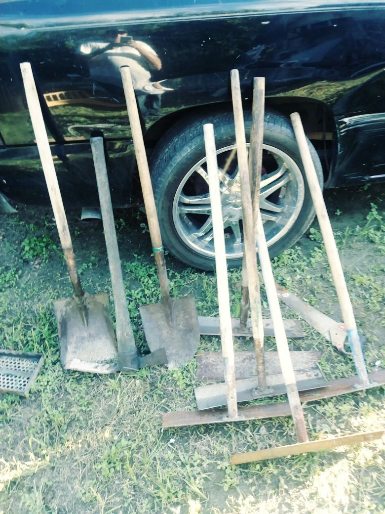 5 camalones 2 palas y un talache x $80 todo