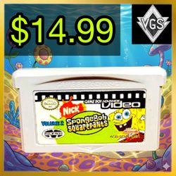 *RETRO* SpongeBob SquarePants Volume 2 – Game Boy Advance Video Cartridge (Nickelodeon, 2003)