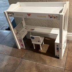 Dorm Bed And Desk For 18” Dolls