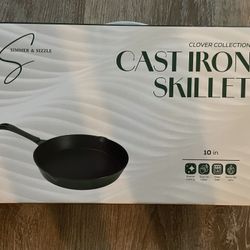 10-INCH CAST IRON SKILLET