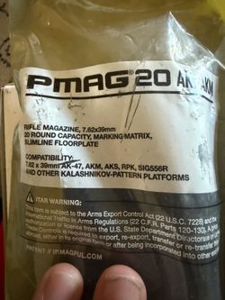 Four magazines never used-  7.62x39mm