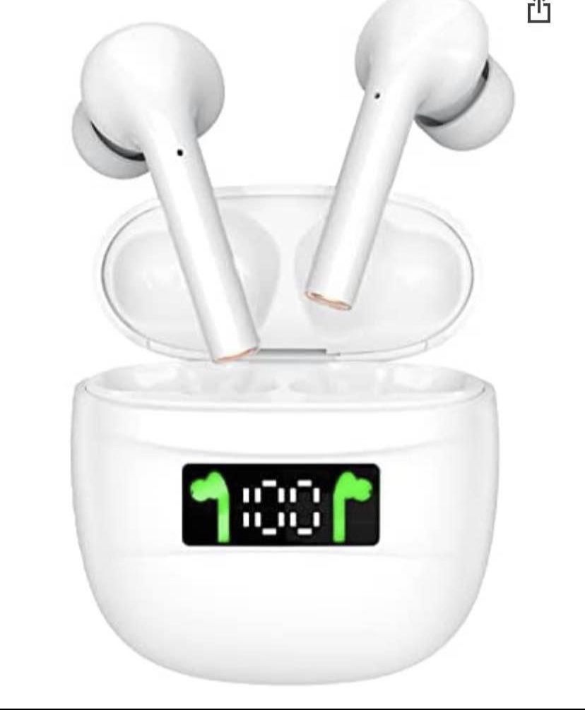 True Wireless Earbuds Bluetoth Earbuds with Mic 35 Hours Playtime Bluetoth 5.2 in-Ear Wireless Headphones Hi-Fi Stereo IPX7 Sweatproof Headphones for 