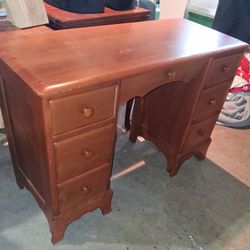 Mid Century All Wood Desk