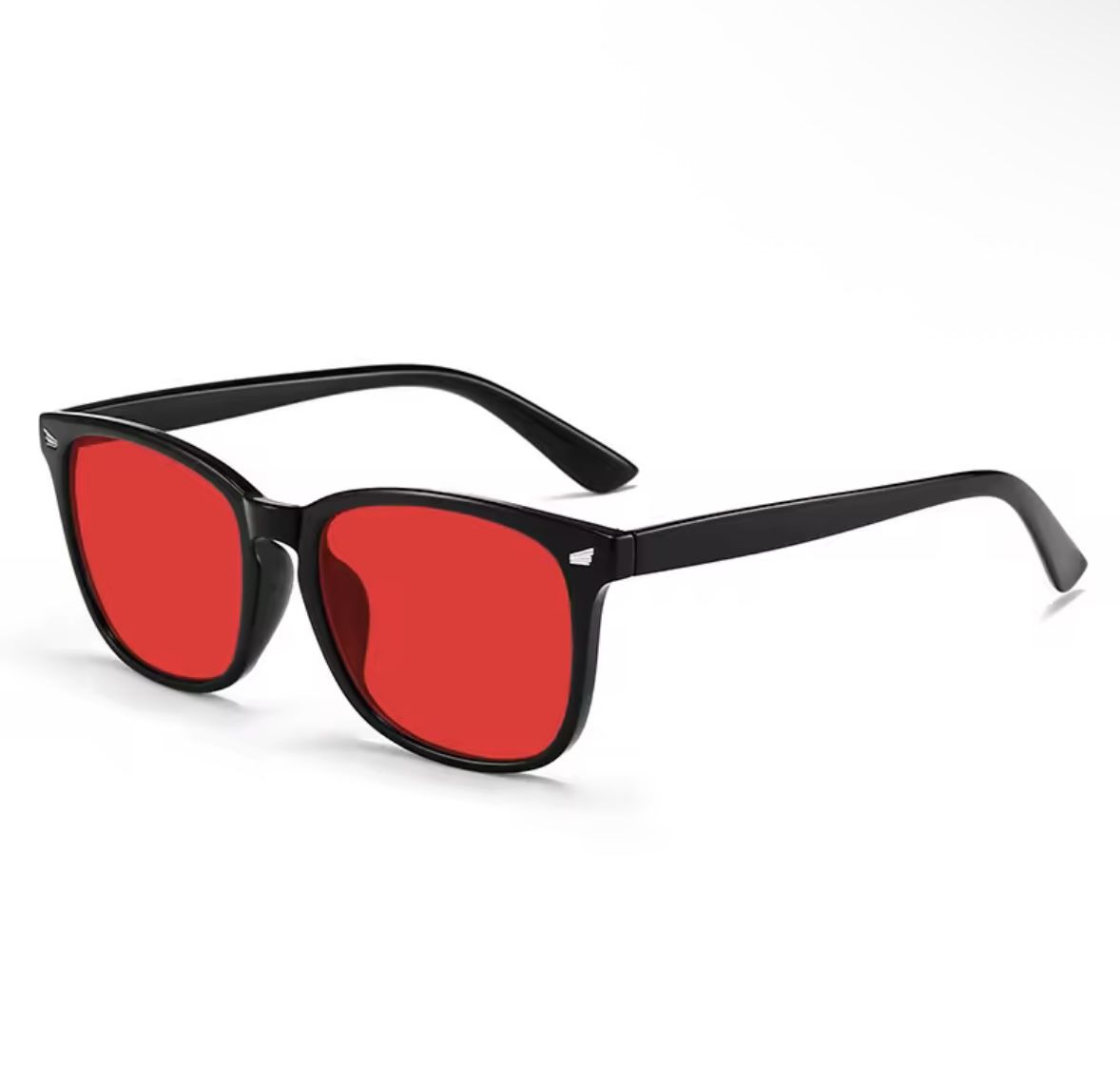 NEW Anti Blue Light Unisex Glasses with Red Tinted Lenses