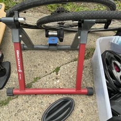 Magnetic bike trainer