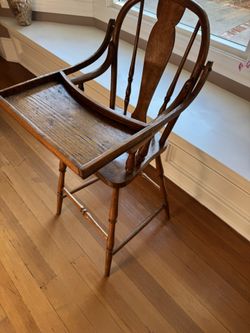 Antique highchair