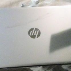 Silver HP Laptop