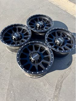 8 Lug Method MR605 20" For 8x165 Duramax Chevy Silverado GMC Sierra 2500 Dodge Ram Cummins 2500