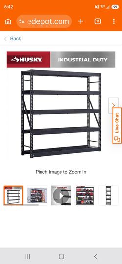 Two Husky 90x90 shelves