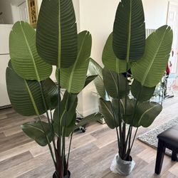 Pretty Artificial Plant 5 Ft Tall Set Of 2 ! Brand New 