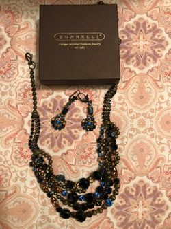 SORELLI NECKLACE & EAR rings