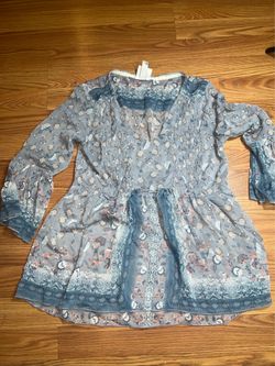Knox Rose tunic top boho blouse size XS