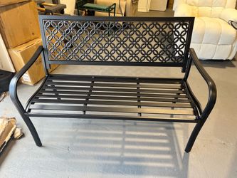 50" Outdoor Bench Garden Bench