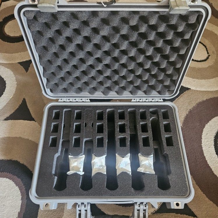 5 Pew Pew Pelican 1500 Case 18 Mag Slots!