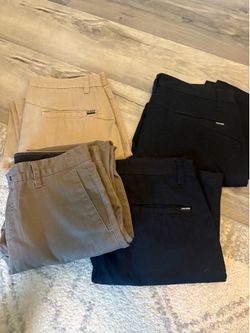 VOLCOM men’s pants size 34 waist price listed is for 1 pair .
