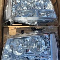 07-13 Chevrolet Tahoe Suburban Avalanche Headlights Luces Micas Calaveras Faros Faroles Focos Chevy 