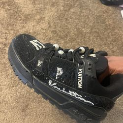 Black Louis Vuitton Sneakers Sz 9-10.5 