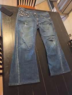 True Religion Joey Blue Jeans mens 36x34