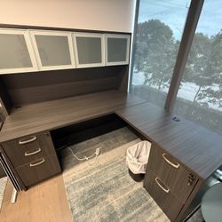 Office Desks With Returns And Hutches 