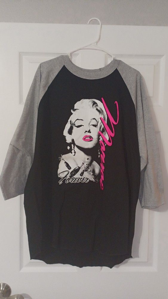 Women's Marilyn Baseball Tee New