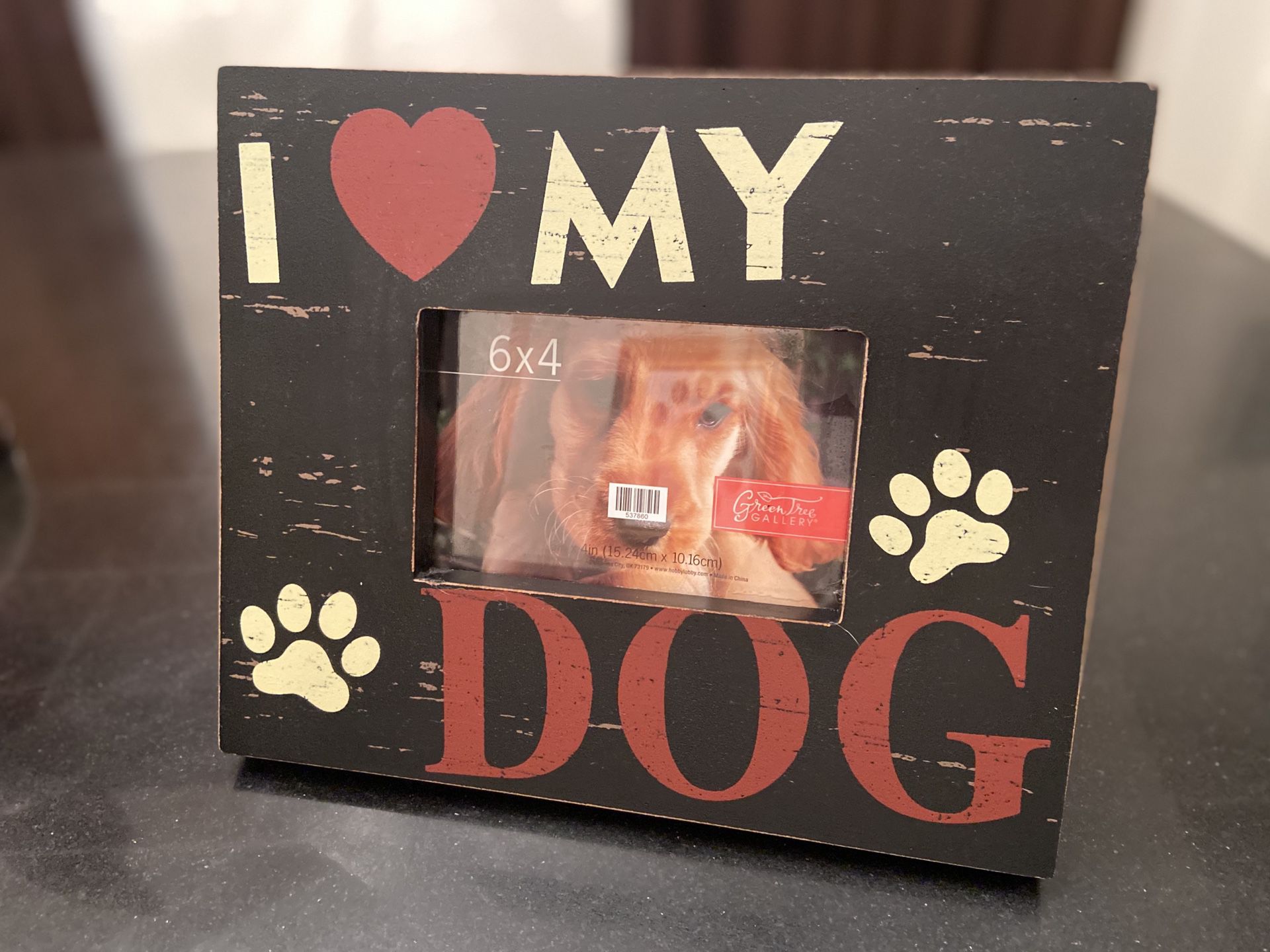 I LOVE MY DOG PICTURE FRAME