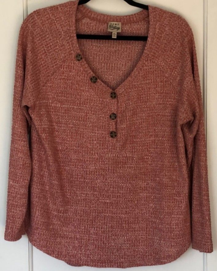 XXL Como Vintage Long sleeve pullover, Super soft