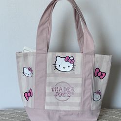 Hello Kitty And Snoopy  Trader Joes Mini Totes $15