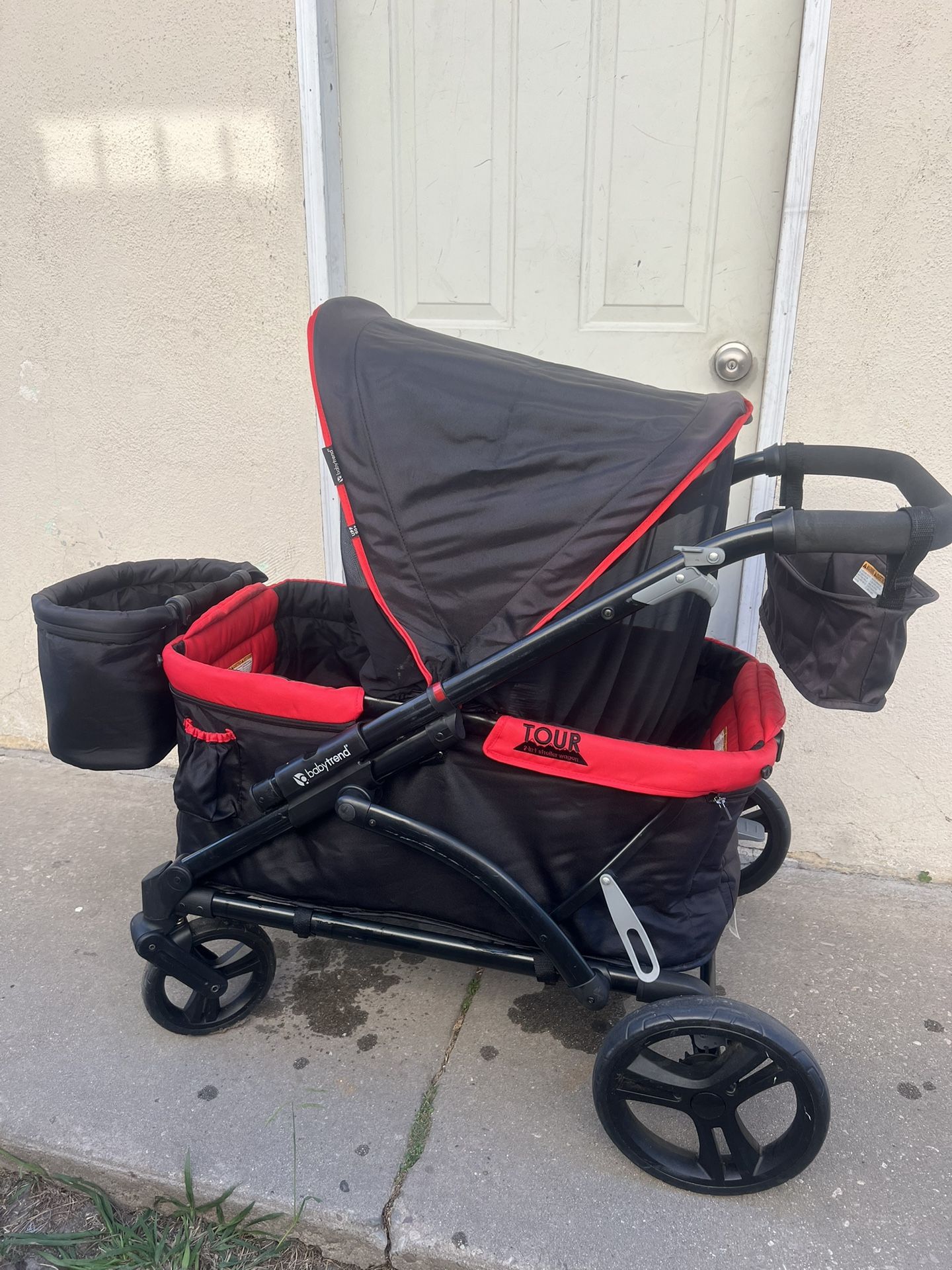 BABY TREND TOURS 2 En 1 STROLLER Y WAGON