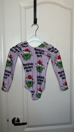 Lil Girls Grinch Leotard Sz 6/7 