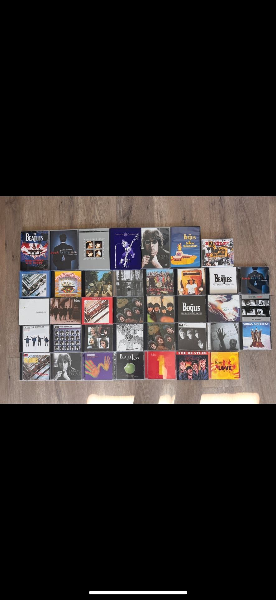 Comprehensive Beatles CD Collection - Albums, Rare Editions, and DVDs - 35+ Items
