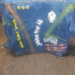 BLACK LIVES MATTERS*JEAN JACKET 