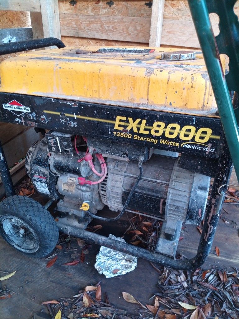 Exl 8000 Generator. Parts