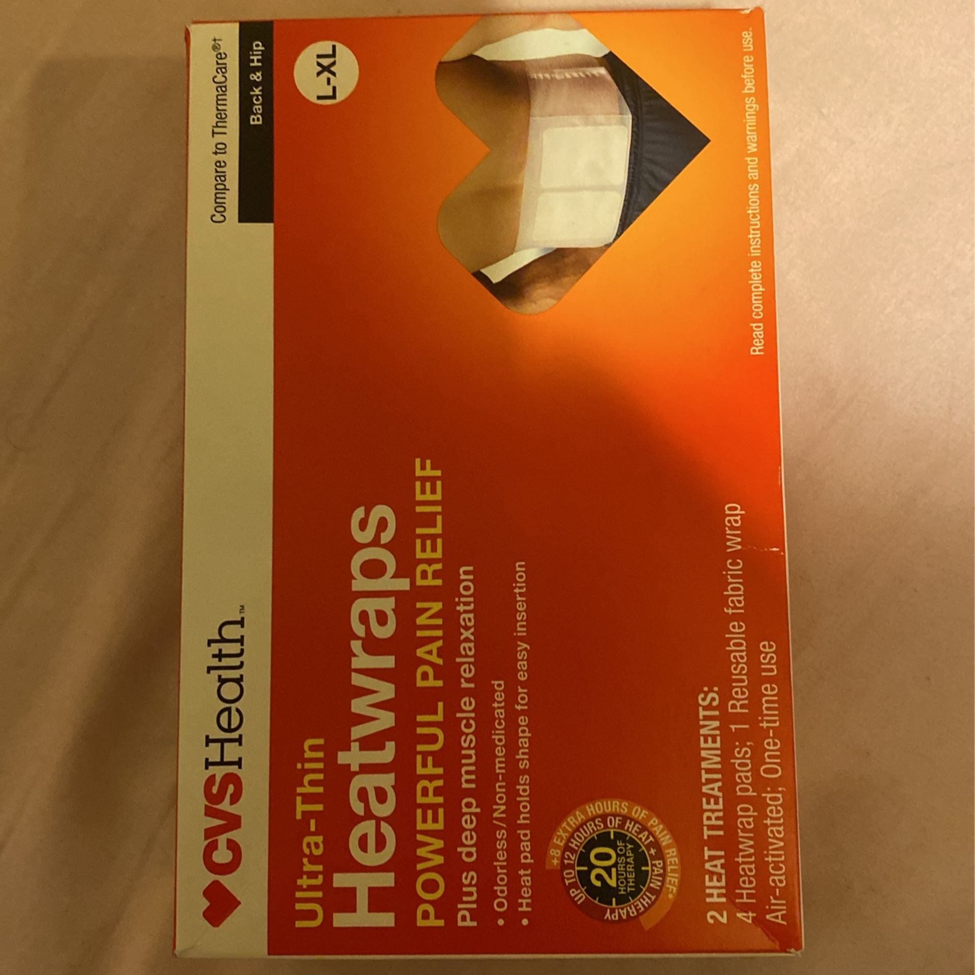 CVS Health Ultra Thin Heatwraps 