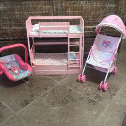Baby Doll Bunk Bed Set 