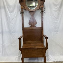 Antique Hall Tree